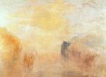 水彩大师 William Turner_Sunrise Between Two Headlands